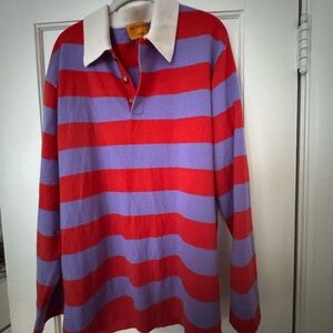 Guest In Residence Striped Rugby Sweater
